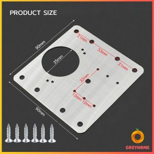 Cozy แผ่นซ่อมเสริมบานพับถ้วย ราคาต่อ 1 ชิ้น ใช้สำหรับบานพับ 35mm เท่านั้น Cabinet Hinges Repair Plate