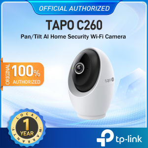 TP-Link Tapo C260 AI Home Security Wi-Fi Camera 4K 8MP Indoor Pan/Tilt CCTV Camera Monitor Siren Connect to phone Home Safety Protection