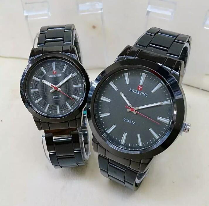 Swiss Time Jam Tangan Fashion Swiss Time Couple Pasangan