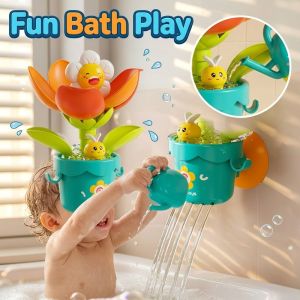 Lucky DAYS.my Water Activated Blooming Sunflower Baby Bath Toy Mainan Mandi Bath Water Play Toy Selamat Pp Material Parent Child Interaction Cognitive Development Pretend Play Suitable For 18 Months Plus Infants Toddlers