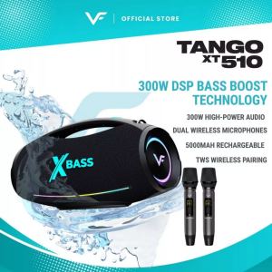 Vinnfier VF FlipGear Tango Pro 3 WMB|Pro 5 WMU|Pro 2|Pro 500|600 WMV|300 WMU|313 WMU with Wireless Mic Portable Karaoke Bluetooth Speaker KTV