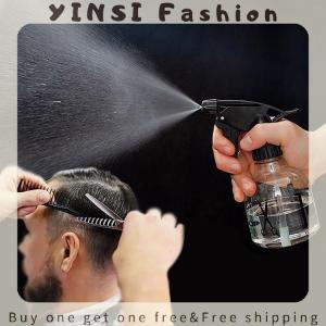 YINSI 250ml 500ml Empty Durable Refillable Adjustable Mist Hairdressing Salon DIY Barber Plastic Water Spray Bottles Hair Styling Tool