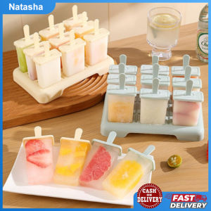 9-Grid Square Rapid Freeze DIY Popsicle Tray - Make Frozen Yogurt Juice Bars & Fruit Ice at Home