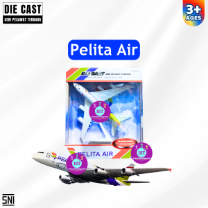 IST Mainan Diecast Pesawat Terbang No.A380-2 - Pelita Air
