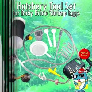 18Pcs Aquarium Brine Shrimp Incubator Kit Baby Brine Shrimp Eggs Artemia BBS Hatchery Tool with Pump