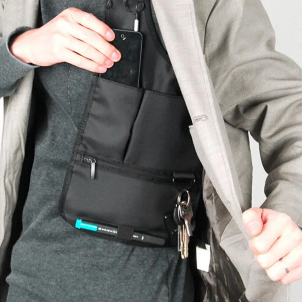 Anti theft underarm outlet bag