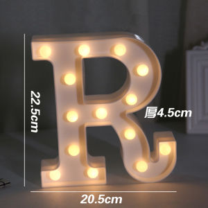 OutingSG® 3D LED Light Alphabet Letter Lights Number Night Light Wedding Birthday Valentines Party Decor Lamp