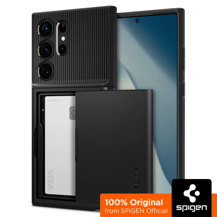SPIGEN Case for Galaxy S23 Series [Slim Armor CS] Card Holder Case