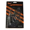 COD 10pcs Hexagon / Hex Key Ring Wrench Set Allen Wrenches. 