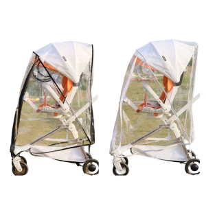 Baby Strollers Rain Cover Universal Fitting Weather Shielding Strollers Rain Cover Infant Weather Protections for Harsh Condition