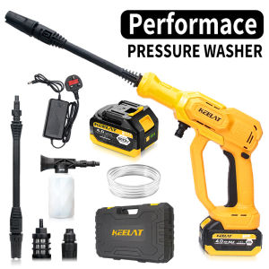 KEELAT KPW01 Brushless Cordless Pressure Washer 20V 20Bar High Pressure Cleaner Portable Car Wash Water Jet Spray Gun Outdoor Cleaning