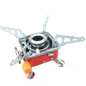 K.PORTABLE CARD TYPE STOVE Outdoor gas stove Outdoor tools Mini folding cassette furnace portable 1pcs