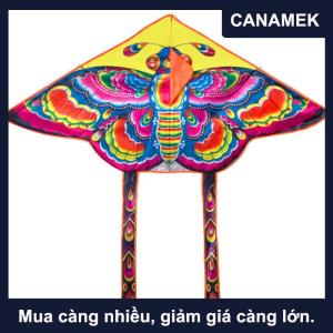 【CANAMEK】 Diều bướm cầu vồng 90*55cm diều trẻ em gấp được ngoài trời với dây điều khiển 50m