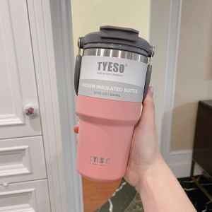 Tyeso Tumbler Botol Minum Portable Stainless 750 mL TS-8827 Thermos Cup Vacuum Insulated