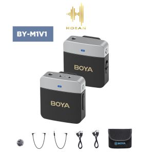 Micro thu âm không dây Boya BY-M1V1 M1V2 M1V3 M1V4 M1V5 M1V6 - Micro cài áo loại bỏ tiếng ồn chủ động công nghệ cao