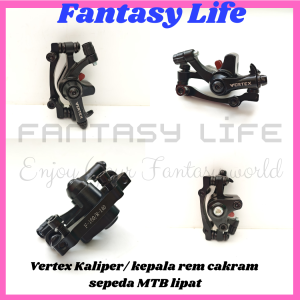 Fantasy Vertex Kepala Rem Cakram sebelah DEPAN atau BELAKANG sepeda MTB lipat HARGA SATUAN