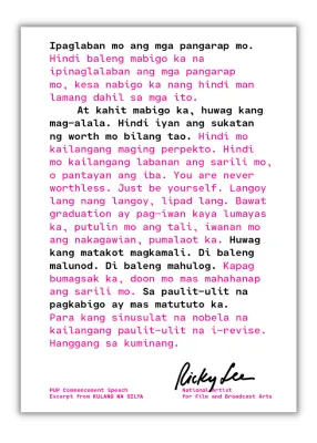 Ricky Lee Postcard
