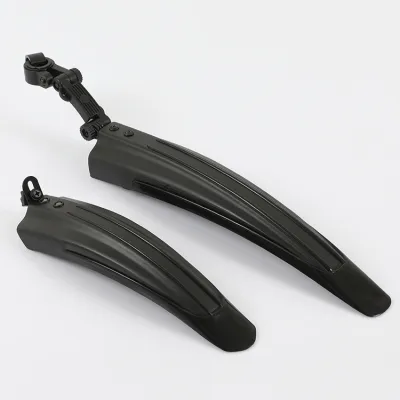 Mountain Bike Fender Mudguard Set Front and Rear Bicycle Splash Guard Adjustable Bike Mud Flaps for MTB Road Bicycle Cycling Accessories