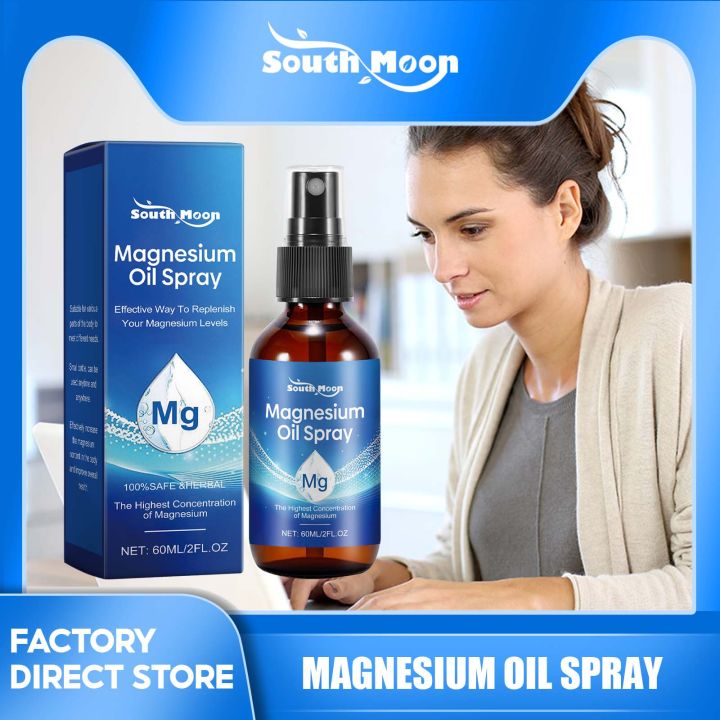 Where To Spray Magnesium Oil For Headaches South Moon Magnesium Oil Spray Relief Headache Fatigue Stress Treatment