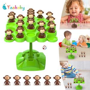 Khỉ Cây đồ chơi thăng bằng Toán Học Montessori Đồ Chơi Pinata Chất độn Giáo Dục Cân Bằng trò chơi với bàn cờ Cho Trẻ Em Quà Tặng tắm em bé
