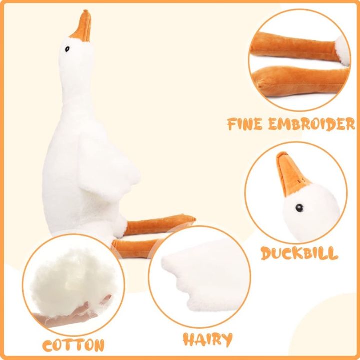 50-160CM%20Soft%20Goose%20Stuffed%20Toy%20Big%20White%20Duck%20Funny%20Soft%20Long%20Pillow%20Animal%20Children's%20Birthday%20Gifts%20Present%20Anak%20Patung%20Mainan%20-%20Image%208