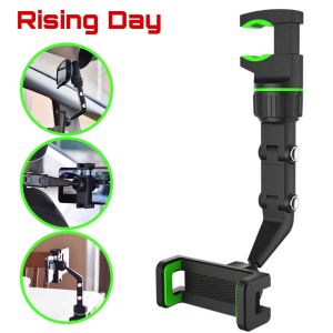 Car Mount Phone Holder 5 Styles Multifunction Car Rearview Mirror Phone Holder GPS Seat Bracket Cell Phone Stand In Car Buy 1 Get 1 Free