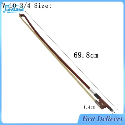 【Local delivery】Classical Violin Bow 4/4 Full Size Student Violin Bow Well Balanced Real Mongolian Horse Hair For Professional Player Beginner
