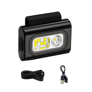 Magnetic Fishing Headlamp IPX6 Magnetic Headlight Waterproof Torch ABS Silicone Texture Suitable for Camping and Fishing