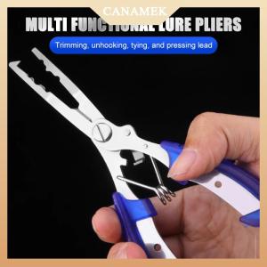 [CANAMEK] คีมจับปลาปากโค้งกรรไกรตัดเส้นม้าสเตนเลสทรงพลังคีมตัดถนนอเนกประสงค์