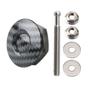 SEJUE4373 25mm Mini Size Hood Pins Aluminum Alloy Lock Clip Push Button Lock Clip Kit Anti-Theft Billet Hood Lock Racing Car