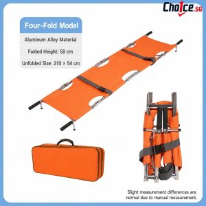 Portable Stretcher Emergency Rescue Foldable Lightweight Storage Outdoor Safety Equipment
