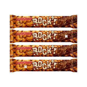 4PCS Silver Queen Rockr Milk Chocolate Wafer Roll
