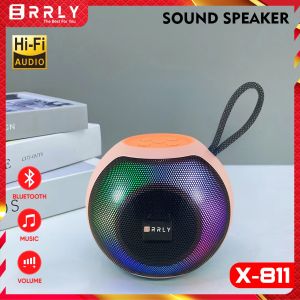 ERRLY X811 Speaker Bluetooth Wireless LED RGB light Speker Portable TWS Power Bass