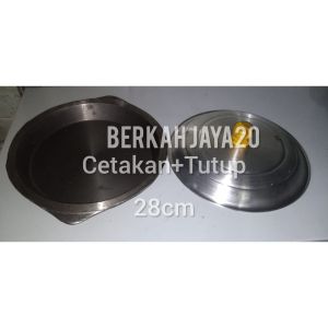 Cetakan Martabak Manis + Tutup 28cm / Cetakan Martabak Manis Cor Besi Terang Bulan