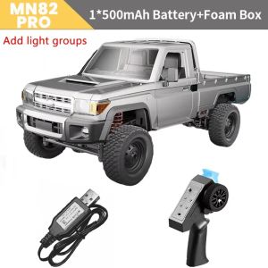 New MN82 1:12 RC Pickup Crawler Truck 4WD All Terrain Off Road Climbing Car Remote Control Hobby Gifts for Kids Adults Boys Girls