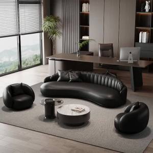 xpkQ Italian Minimalist Office Sofa Designer Reception Area Rest Area Office Sofa Beauty Salon Meeting Office Furniture Банкетка FYOS 7M5T2