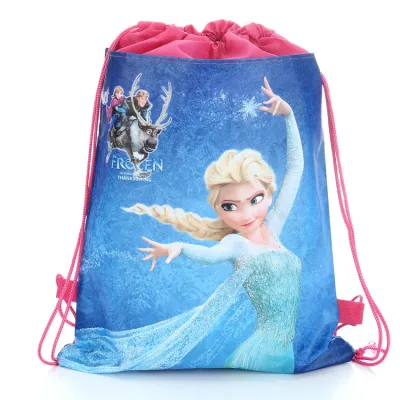 Cartoon Drawstring Bag Birthday Goodie Bag Children Day Gift
