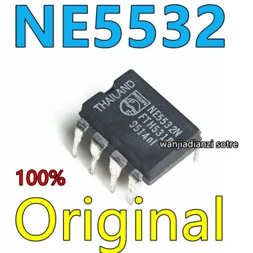 DIP8 Integrated Circuit 5-Pack NE5532N IC Op-Amp Chips - Dual Low