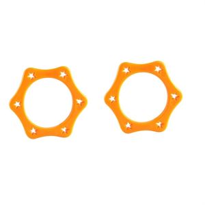 DISKAS 2Pcs KTV for BBs Microphone Sleeves Anti-Rolling Anti-fall Handheld Microphone Ring Microphone Holder Bottom Rod Sleeve Mic Protection Ring