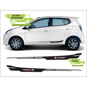 sticker mobil sticker agya sport striping mobil agya sport