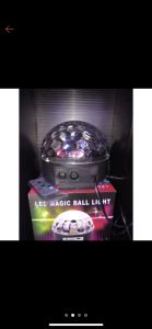 LED Crystal Magic Ball Light ไฟเลเซอร์บอล ไฟเธค ไฟประดับยนต์ ไฟประดับบ้าน มี6สีพร้อมรีโมท ใช้ได้ทั้ง12V และไฟบ้าน