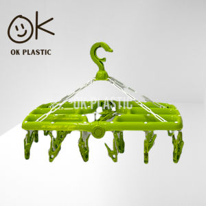 UniGlobal High Quality Heavy Duty Foldable Hanger Space Saver Easy To Use with 24Clips