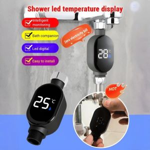 Shower Adjuster Two-step Easy Installation Accurate Measurement Shower Temperature Monitor