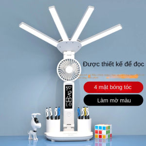 [ Free shipping]Ký Túc Xá Đại Học Học Học Đèn Bàn Bảo Vệ Mắt Cắm Đầu Giường Đèn Bàn Đọc Sách Đa Năng