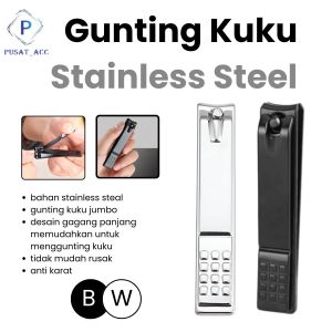 GK777 - GUNTING KUKU 777 BESAR THREE SEVEN BESAR SILVER NAIL CLIP
