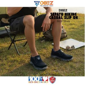 DBEZ SH01D Sepatu Hiking Gunung Olahraga Outdoor Offroad Slip On Premium Pria Kekininan Original