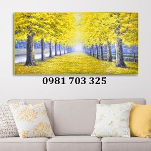 Gạch tranh 3D cảnh mùa thu