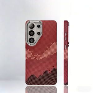 Carbon Fiber Texture Case For Samsung Galaxy S26 S25 S24 S23 Ultra Wireless Charging Alloy Lens Protective Hard Covers