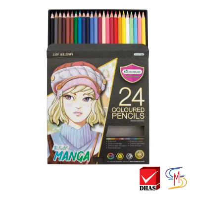Master Art มาสเตอร์อาร์ต สีไม้ ดินสอสี 24 สี รุ่นมังงะ