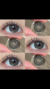 Soft Biru a Kontak 1Pasang LUCERNE Soft Natural Black Gray Big Eyes a Kontak 14.5mm use 6 Months